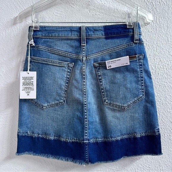 NWT Joes The Wasteland high rise skirt mended hem 26 waist - Picture 6 of 8